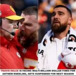 Breaking New:Travis Kelce Is Facing Multi-Million Dollar Fines For Anthem Kneeling, Gets Suspended For Next Season Full story below 👇