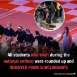 KNEELING: After the University of Texas, all students who knelt during the national anthem were rounded up and REMOVED FROM SCHOLARSHIPSPublished 3 days ago on August 21, 2024By Bob kate