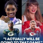 Simone Biles says Taylor Swift made her a fan of football and sparked her support for the Kansas City Chiefs. ‘She made me invest energy in supporting her lover boy because I really love how they play and their love story